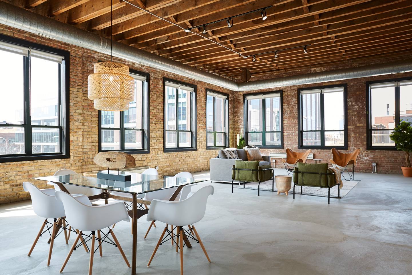 Chic Penthouse Corner 3BR Loft In Fulton Market | Featured In Architectural Digest